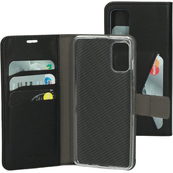 Mobiparts Wallet Black Houten